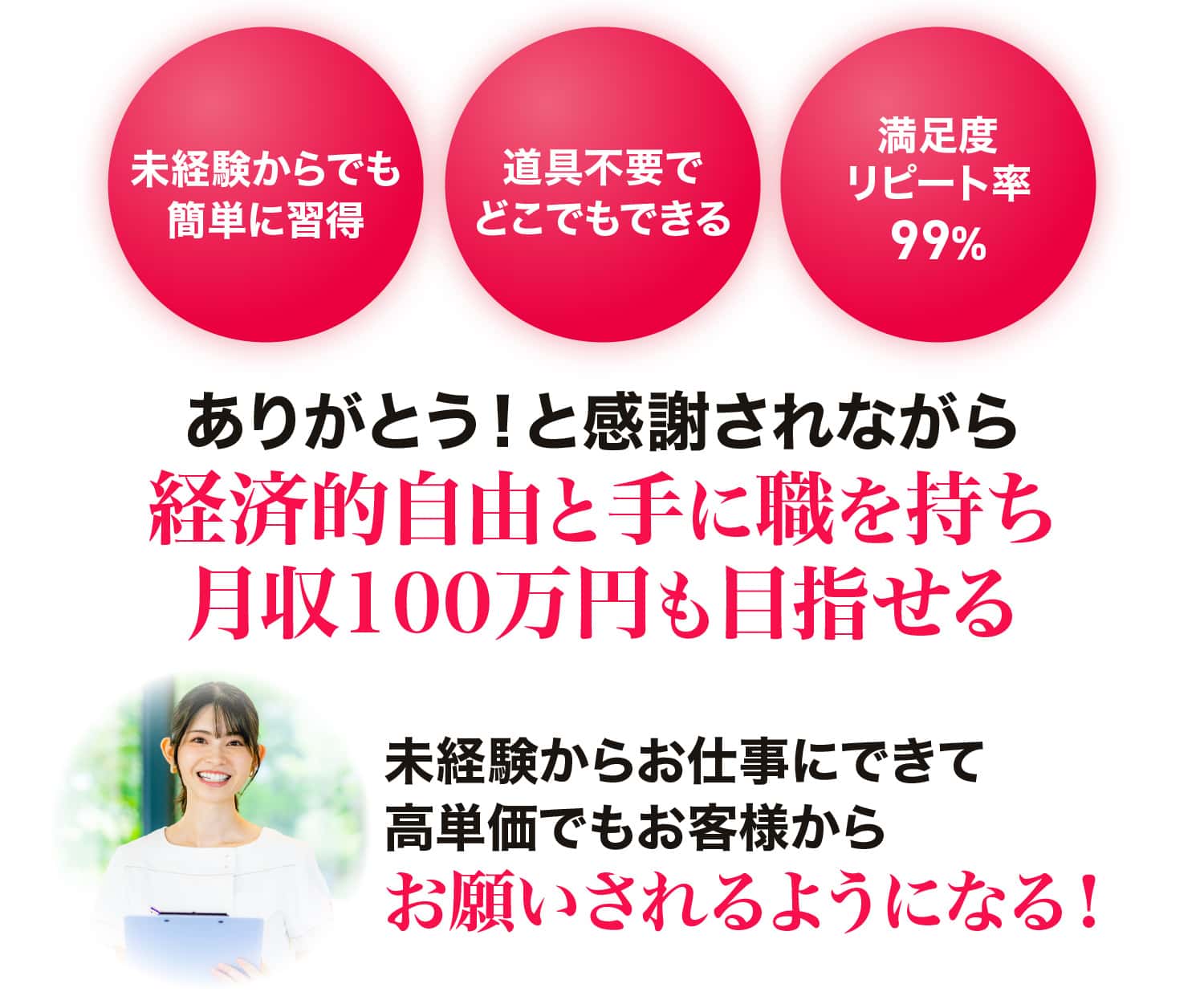 経済的自由と手に職を持ち月収100万円も目指せる